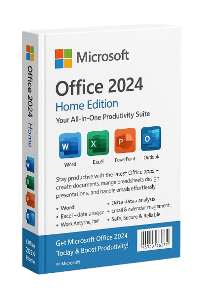 Microsoft Office Home 2024 (PC) Lifetime License No Subscription