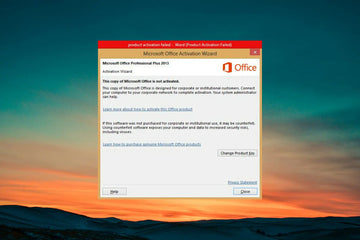 Microsoft Office Product Activation Failed How to Solved